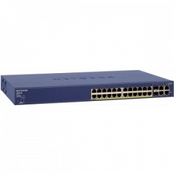 Netgear Switch 28-Port Fast Ethernet 10/100 Smart Managed Pro PoE Switch (FS728TP)